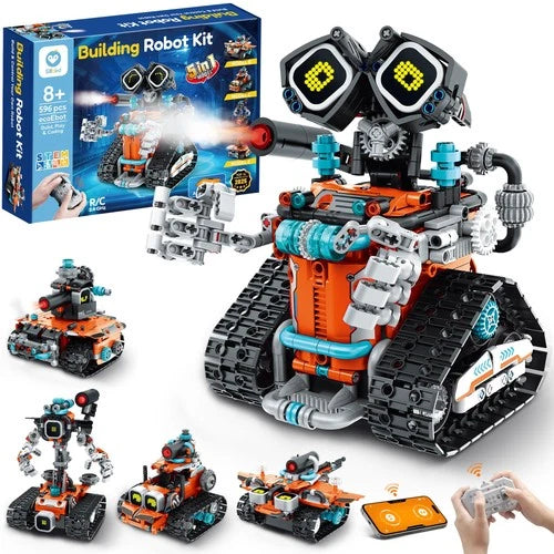 Sillbird Robot Building Kit with Remote Control STEM Gift for Boy Ages 814