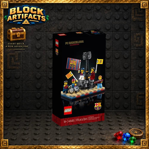 LEGO 40485 FC Barcelona Celebration 178 Pieces 5 Minifigures New Sealed