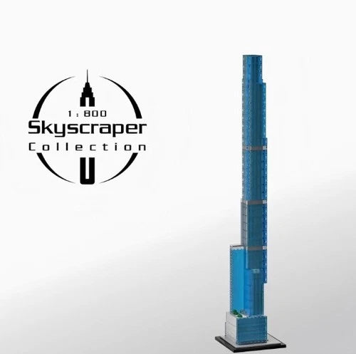Central Park Tower 1:800 Scale Building Model Block Assembly Set Skyscraper