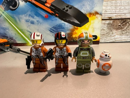 Lego Star Wars Poe's X-Wing Fighter Near Complete With All Minis Inv-1311