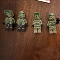 LEGO Star Wars Clone Trooper Minifigure Lot of 4 Plastic Figures