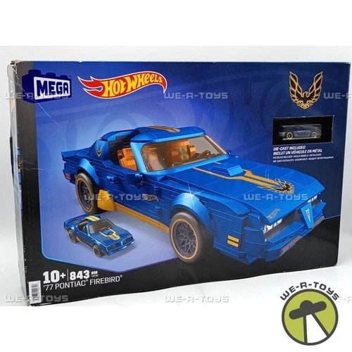MEGA Hot Wheels 1977 Pontiac Firebird Building Block Set HKF85