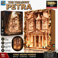 Treasury Petra Building Block Set 3989PCS LED Ancient Architecture Display Model