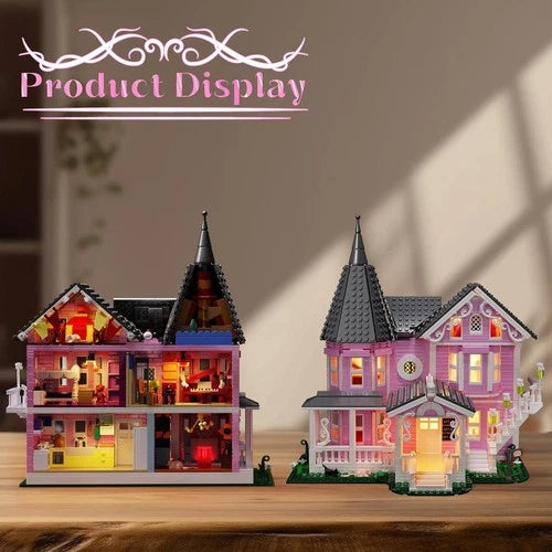 ?? Coraline Pink Palace Building Blocks Set – Collectible Movie Model for Fans?