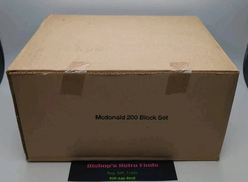 Tandem Building Blocks McDonald’s In-Store Play Place 200 Piece Vintage Set