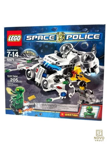 LEGO 5971 Space Police Gold Heist 2009 MINT SEALED RETIRED HTF