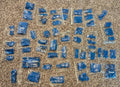 LEGO blue parts lot - 890 parts