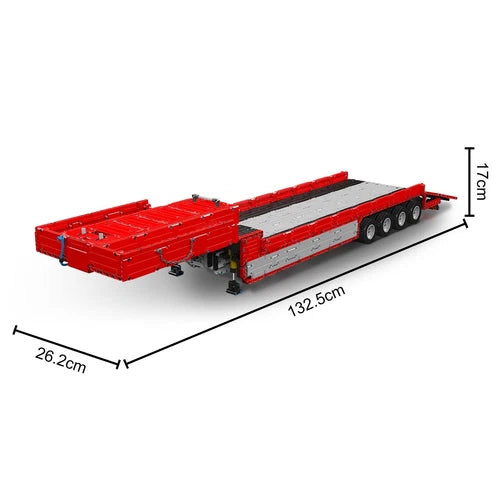 Mould King 19015T Trailer Truck Remote Control Building Block Toy Collection