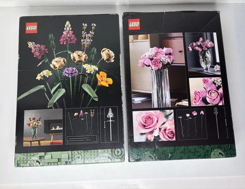 2 - NEW LEGO Botanicals 10280, 10374 - box damage