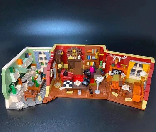 MOC Sherlock Holmes Apartment 221B Baker Street Model Building Blocks
