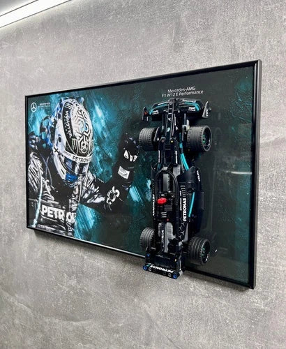 LEGO Art Wall Holder Frame 50x30 cm. Technic Mercedes-AMG F1 W14 42165
