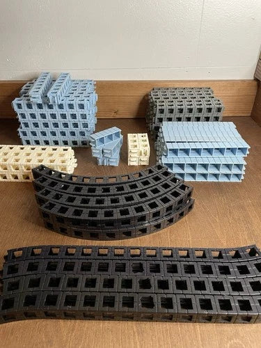 Lot Rokenbok System Toy Building Set Blocks & Accessory Pieces Over 13lbs