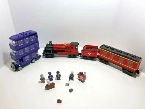 LEGO Harry Potter: Hogwarts Express (3rd edt) 4841 (2010) + The Knight Bus 4866