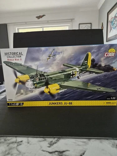 COBI Junkers Ju-88 1:32 1160pcs Scale Model Historical WWII Set 5733