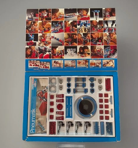 Vtg FischerTechnik Elektronic Pneumatik Kit In Original Box