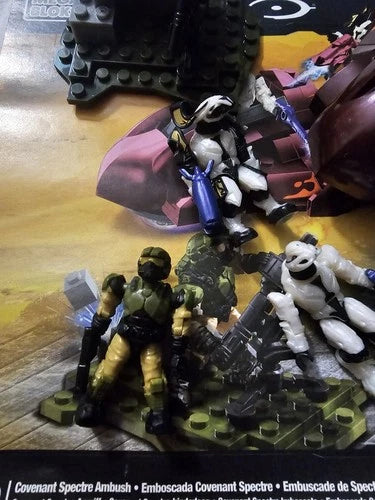 Halo Mega Bloks Covenant Spectre Ambush 97110 (Build 100% Complete)