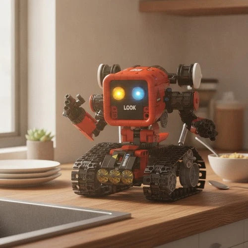 5 in 1 Robot Building Kit, STEM APP & Remote Control Robotics \| Ages 8-12, Bu...
