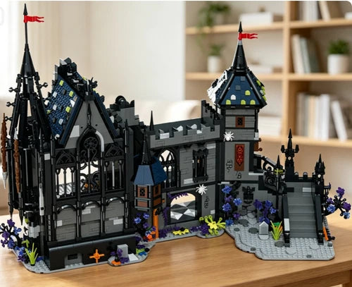 Haunted Mansion Dracula’s Castle Mini Blocks 3007pcs Halloween Building Construc