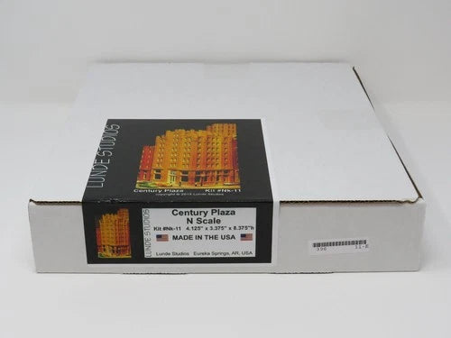 Lunde Studios N #11 Century Plaza High Rise City Corner Building Kit Structure