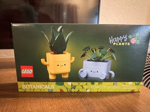 Lego Plant And Flower Bundle- Blooming Cactus, Happy plants, Peace Lily, Sunny