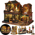 DIY Miniature House Kit Book Nook for Adults Small Magic House Model Building