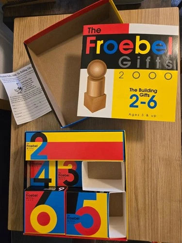 The Froebel Gifts 2000 The Building Gifts 2-6 Wooden Educational Block Set