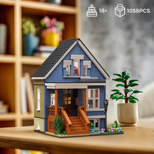 MOC Shameless Gallagher House Building Blocks TV Series Frank Fion 1058 pcs