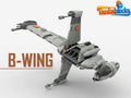 MOC-156733 ASF-01 B Wing Starfig DIY Model building blocks Toys Christmas gift