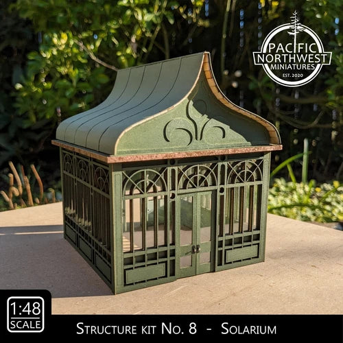 1:48 Scale Building Kit "Solarium" - Pacific Northwest Miniatures