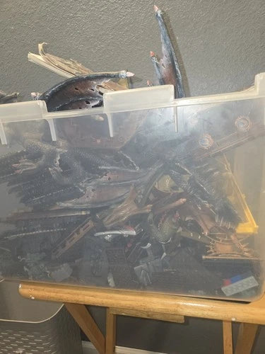 Mega Bloks Dragons Krystal Wars Large Lot Figures Dragons Ships Parts Incomplete