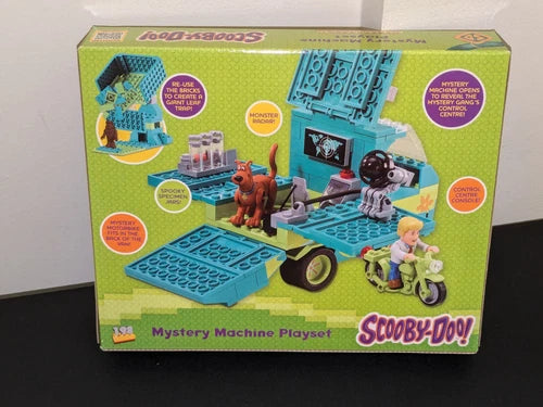 Scooby Doo Mystery Machine Playset Character Building COBI With Fred & Scooby