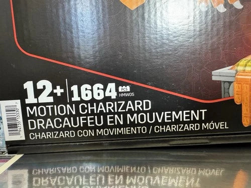 MEGA Pokémon Building Toy Set Motion Charizard with 1664 Pieces NEW SEALED