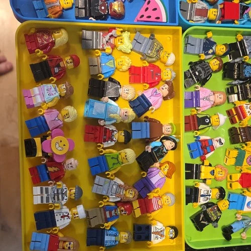 LEGO Minifigures Bulk 100pc Assorted Minifigures w/ Accessories & Animals Age 4+