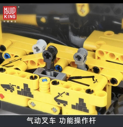 Mould King Telehandler Forklift Truck Building Block Adult Kid Toy Kit MOC 19009