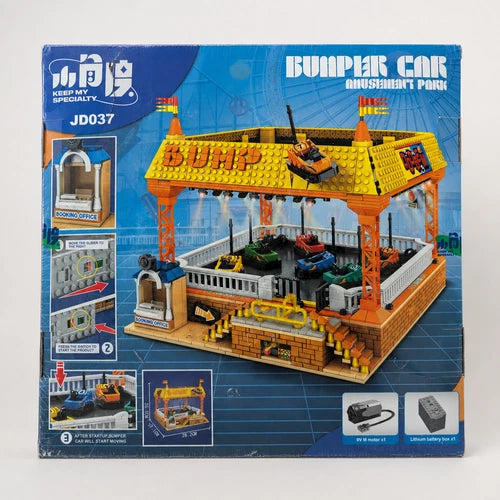 JIE STAR JDO37 Bumper Car Amusement Park Building Block Set Unopened
