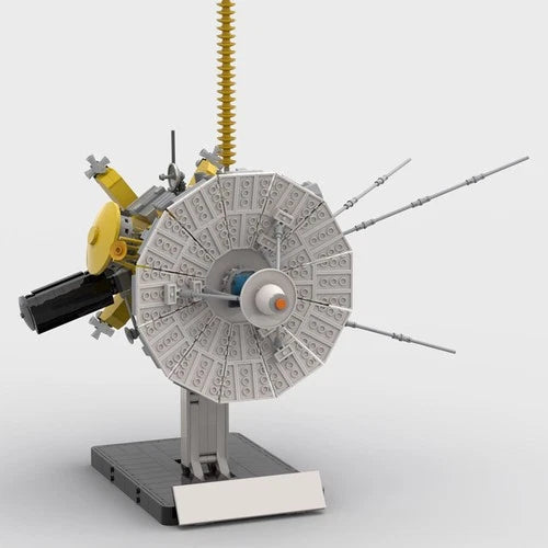 Space Cassini Huygens Probe Model with Base 2096 Parts Building Blocks Set