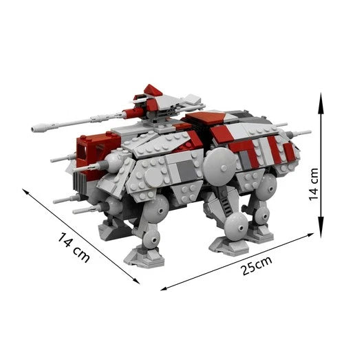 Motorized Walking AT-TE with Power Functions 555 Pieces Building Blocks Set