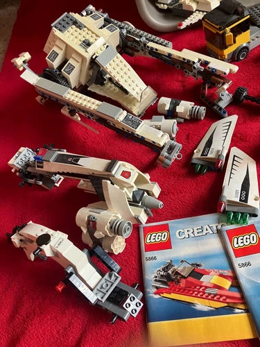 Lot LEGO BRICKS SPECIALTY PARTS Almost 10 LBS INCOMPLETE PARTS 5983 7773 40110