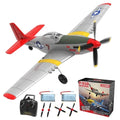 VOLANTEX 2.4G 4CH P51 Stunt Plane RC Airplane 6Axis Gyro Mustang Glider w/Lights