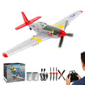 VOLANTEXRC 4-CH RC Airplane P-51D Fighter,Ideal Park Flyer,RTF with 2 Batteries