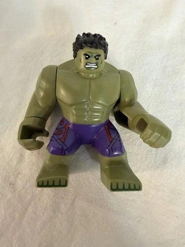 LEGO Super Heroes Minifigure Lot 6 Hulk Spider-Man Batman w/ Cape Loose