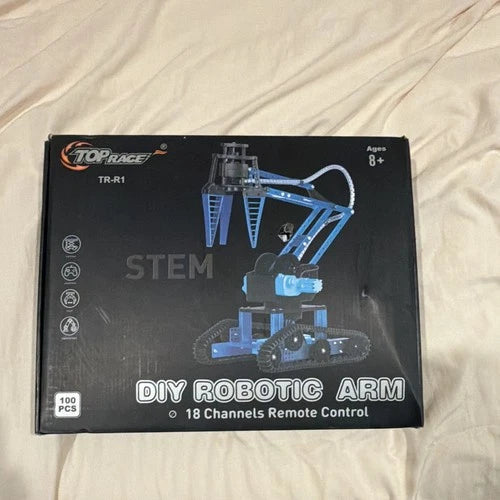 TOPRACE TR-R1 DIY STEM Robotic Arm Kit 18-Channel Remote Control 100 PCS