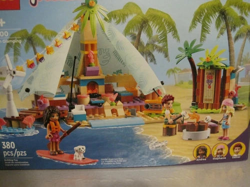 2022 LEGO FRIENDS 41700 BEACH GLAMPING 380 PIECES--NEW