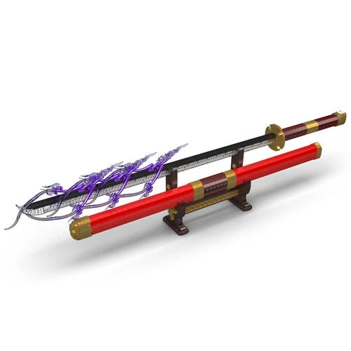Mould King 10259 Brown Sword LED Blade Model Building Block Toy Collectibles