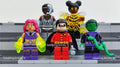 LEGO DC Teen Titans Minifigures Lot 5 Starfire Cyborg Beast Boy Robin Bumblebee