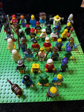 LEGO Minifigures Minifigs Lot of 40 + Accessories Bulk Various Some Old