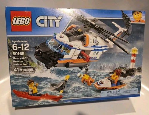 LEGO City Coast Guard Heavy-Duty Rescue Helicopter 60166 Sealed Retired
