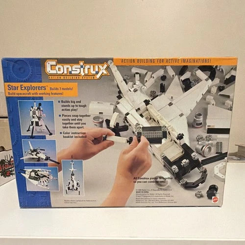 Construx Star Explorers NASA Spacecraft Set 280+ pcs Satellite Arm MPN 15535