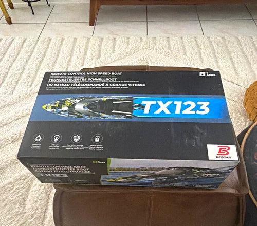 BEZGAR TX123 Electric RC Speed/Racing Boat RTR Black/Blue/Yellow