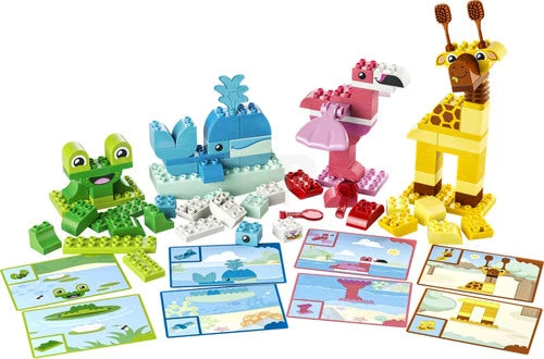 LEGO DUPLO Town Animal Building Game 10472 Toy Set Develops Fine Motor Skills